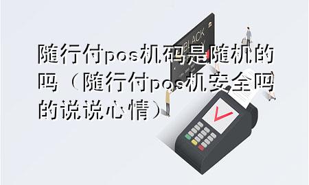 随行付pos机码是随机的吗(随行付pos机安全吗的说说心情)