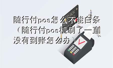 随行付pos怎么不能白条(随行付pos机刷了一直没有到账怎么办)