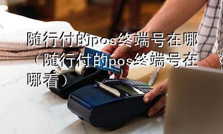 随行付的pos终端号在哪(随行付的pos终端号在哪看)