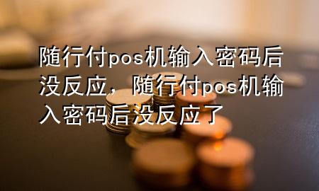 随行付pos机输入密码后没反应,随行付pos机输入密码后没反应了