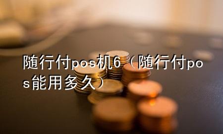 随行付pos机6(随行付pos能用多久)