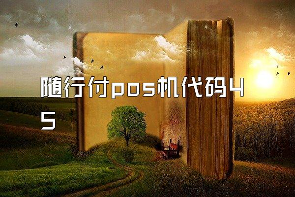 随行付pos机代码45
